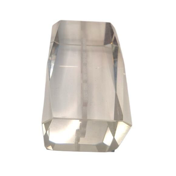 Alabama Fan Club Country Music Group Glass Paperweight Vintage Laser Etched - Picture 3 of 4